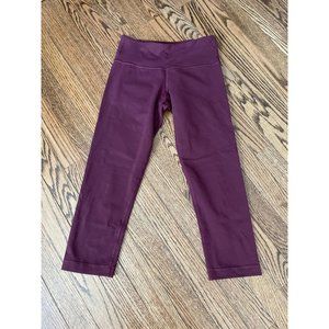 Lululemon Wunder Under Crop *Reversible Bordeaux